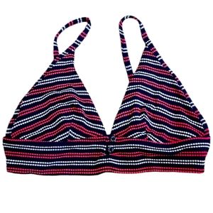 Aerie Patterned Triangle Bikini Top